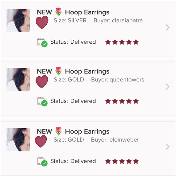 NEW ♡ JÚLIA SILVER Earrings - Picture 3 of 7